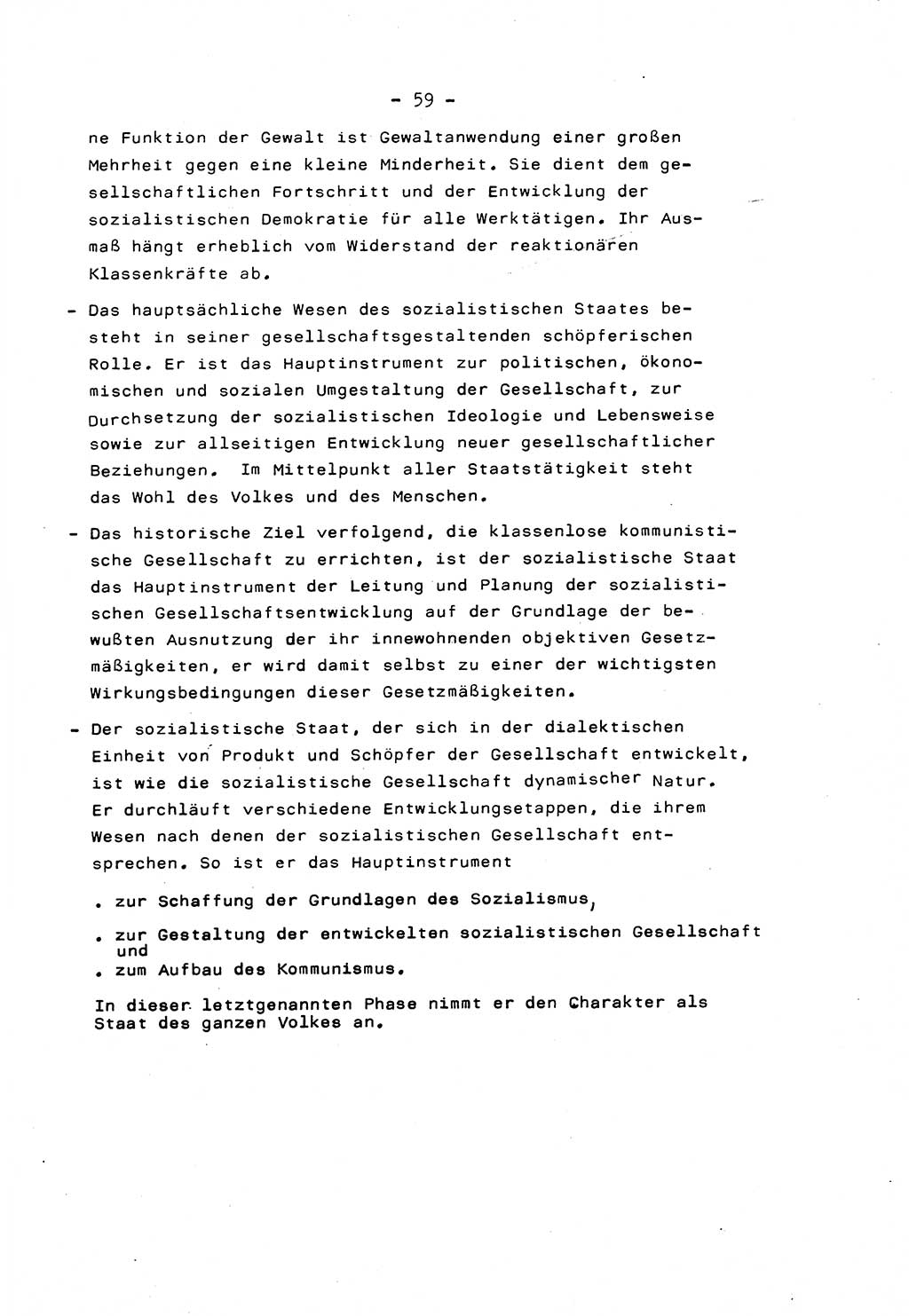 Marxistisch-leninistische Staats- und Rechtstheorie [Deutsche Demokratische Republik (DDR)] 1975, Seite 59 (ML St.-R.-Th. DDR 1975, S. 59)