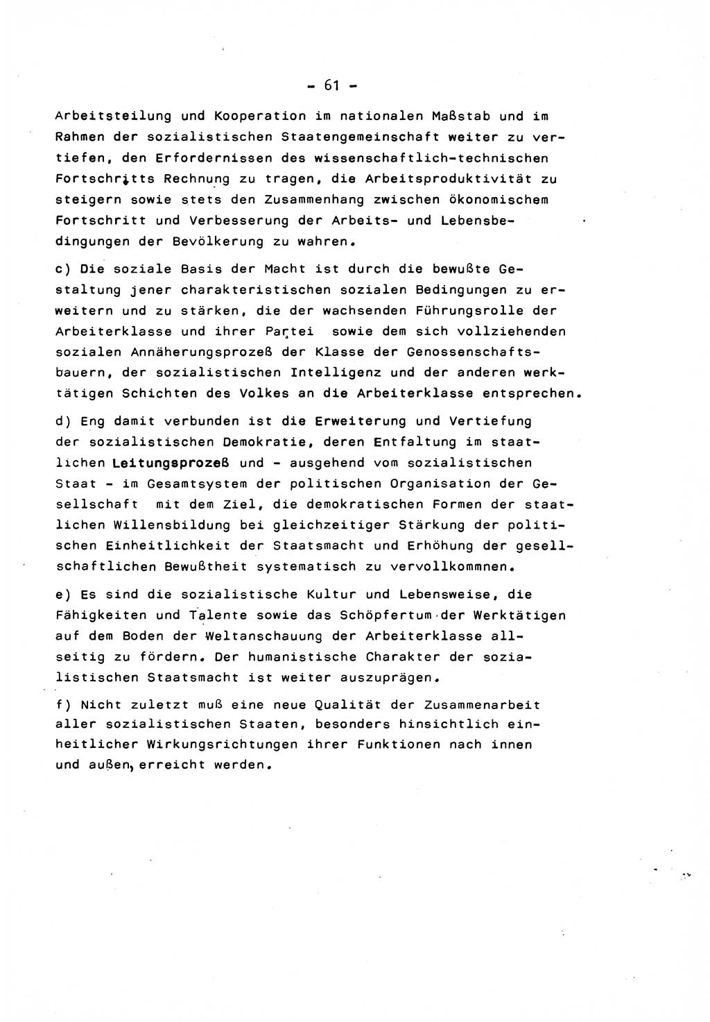 Marxistisch-leninistische Staats- und Rechtstheorie [Deutsche Demokratische Republik (DDR)] 1975, Seite 61 (ML St.-R.-Th. DDR 1975, S. 61)