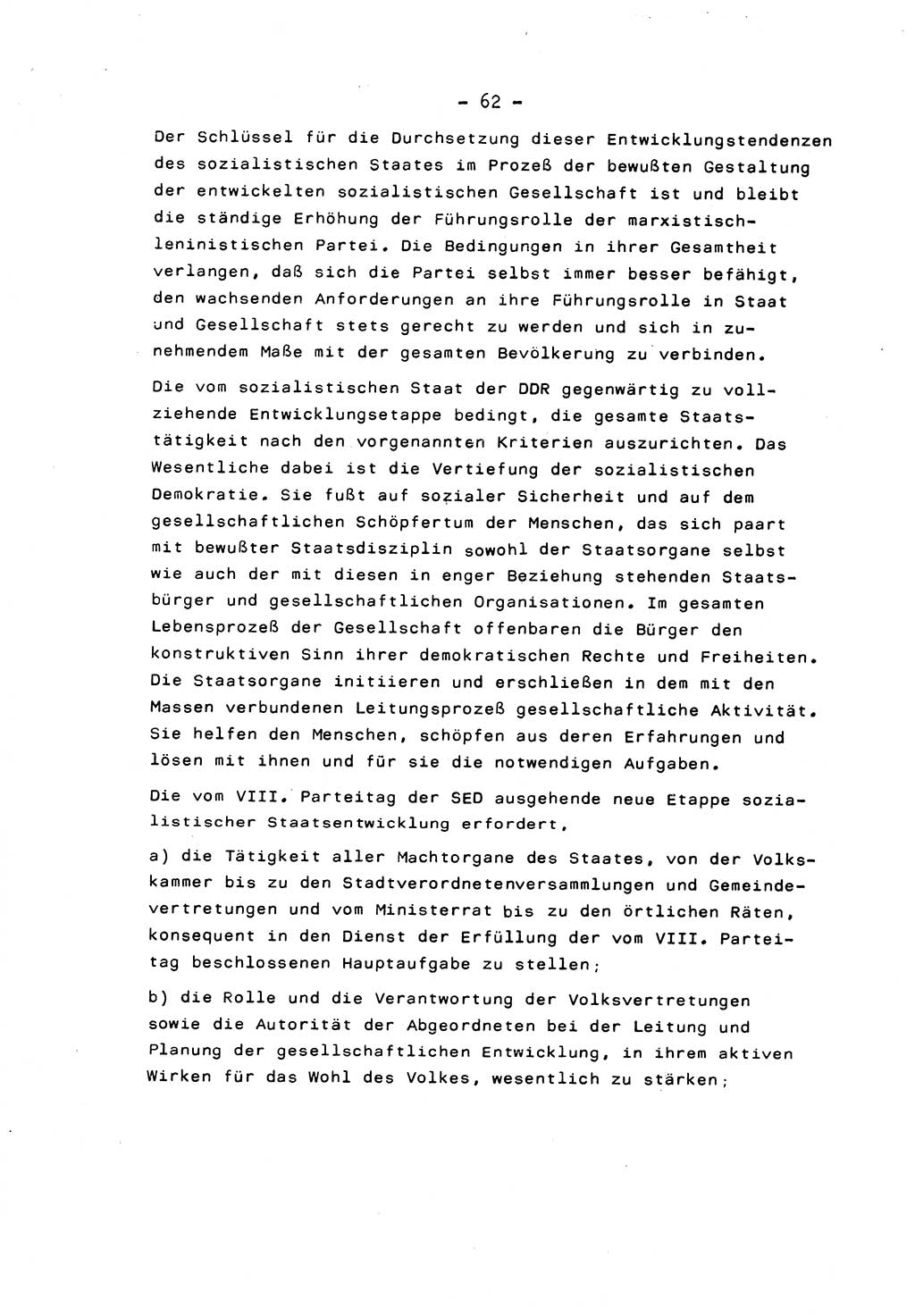 Marxistisch-leninistische Staats- und Rechtstheorie [Deutsche Demokratische Republik (DDR)] 1975, Seite 62 (ML St.-R.-Th. DDR 1975, S. 62)