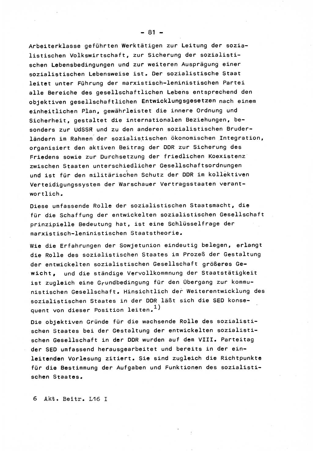 Marxistisch-leninistische Staats- und Rechtstheorie [Deutsche Demokratische Republik (DDR)] 1975, Seite 81 (ML St.-R.-Th. DDR 1975, S. 81)