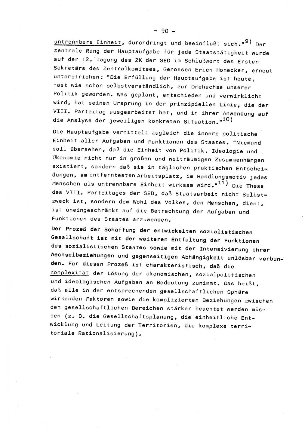 Marxistisch-leninistische Staats- und Rechtstheorie [Deutsche Demokratische Republik (DDR)] 1975, Seite 90 (ML St.-R.-Th. DDR 1975, S. 90)