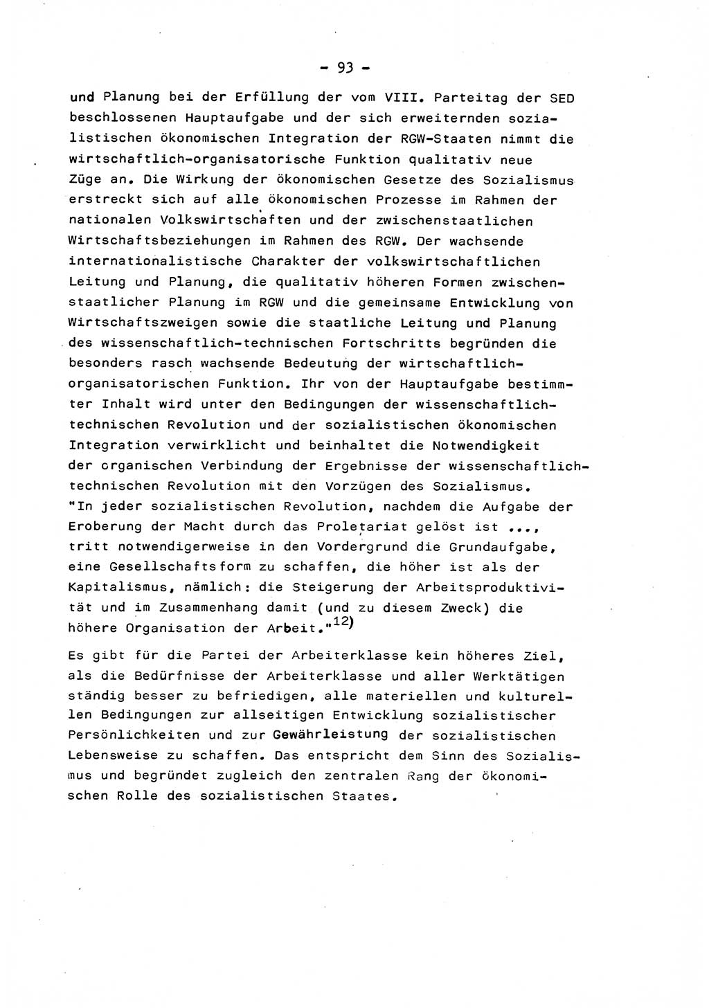 Marxistisch-leninistische Staats- und Rechtstheorie [Deutsche Demokratische Republik (DDR)] 1975, Seite 93 (ML St.-R.-Th. DDR 1975, S. 93)
