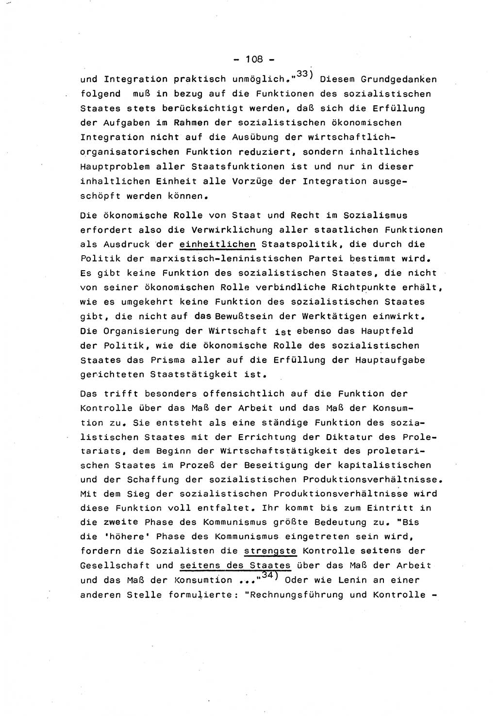 Marxistisch-leninistische Staats- und Rechtstheorie [Deutsche Demokratische Republik (DDR)] 1975, Seite 108 (ML St.-R.-Th. DDR 1975, S. 108)