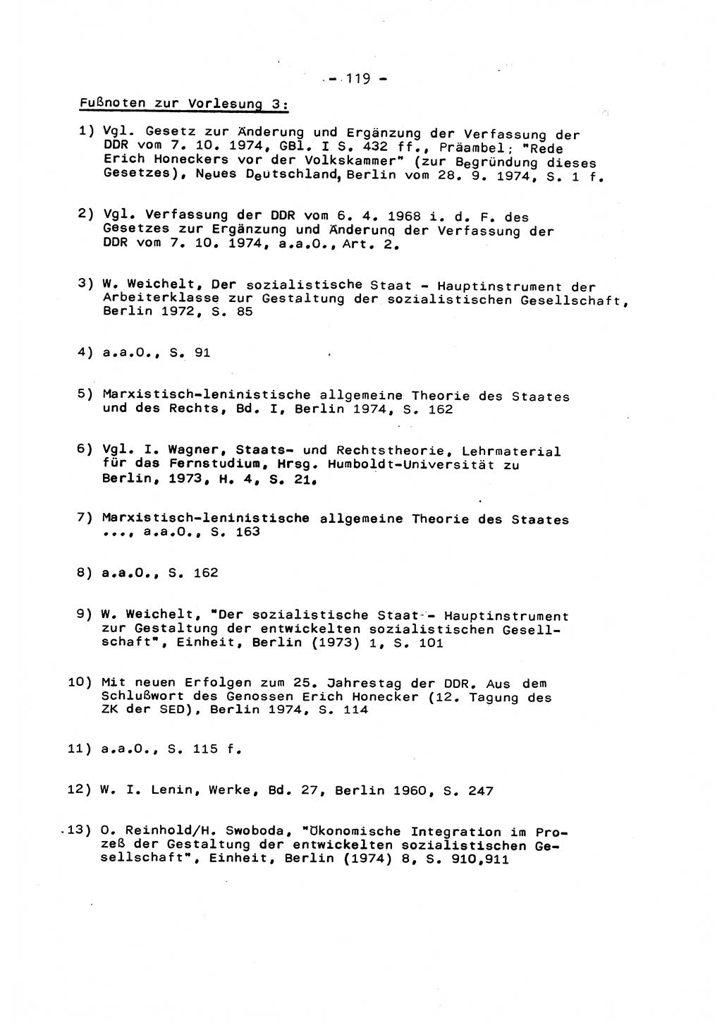 Marxistisch-leninistische Staats- und Rechtstheorie [Deutsche Demokratische Republik (DDR)] 1975, Seite 119 (ML St.-R.-Th. DDR 1975, S. 119)