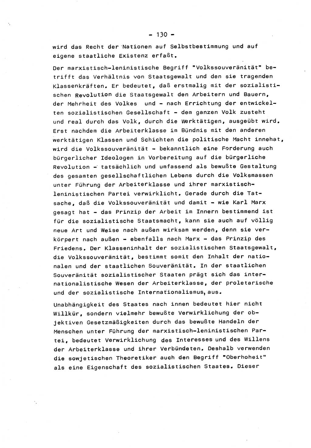 Marxistisch-leninistische Staats- und Rechtstheorie [Deutsche Demokratische Republik (DDR)] 1975, Seite 130 (ML St.-R.-Th. DDR 1975, S. 130)