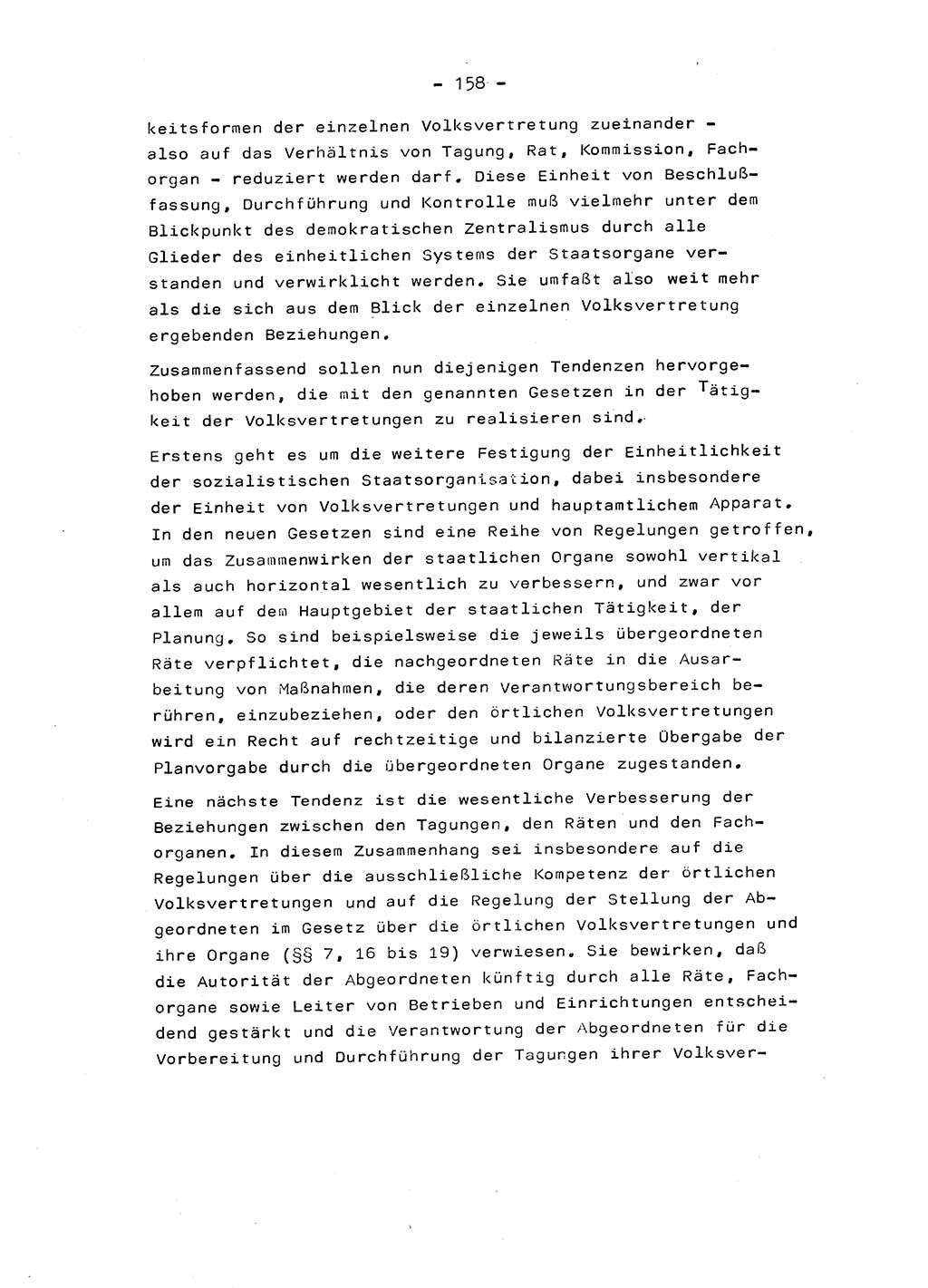Marxistisch-leninistische Staats- und Rechtstheorie [Deutsche Demokratische Republik (DDR)] 1975, Seite 158 (ML St.-R.-Th. DDR 1975, S. 158)