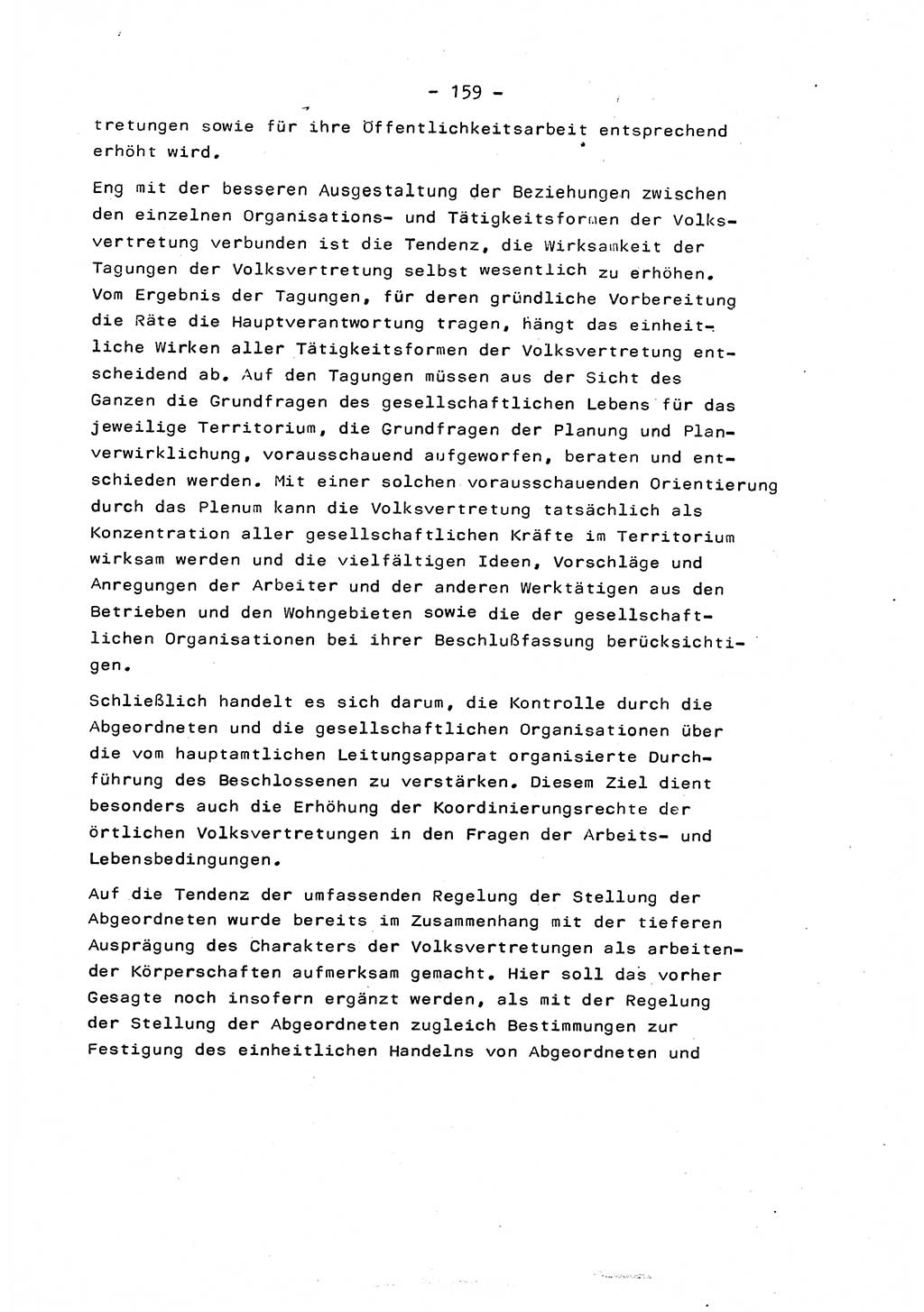Marxistisch-leninistische Staats- und Rechtstheorie [Deutsche Demokratische Republik (DDR)] 1975, Seite 159 (ML St.-R.-Th. DDR 1975, S. 159)