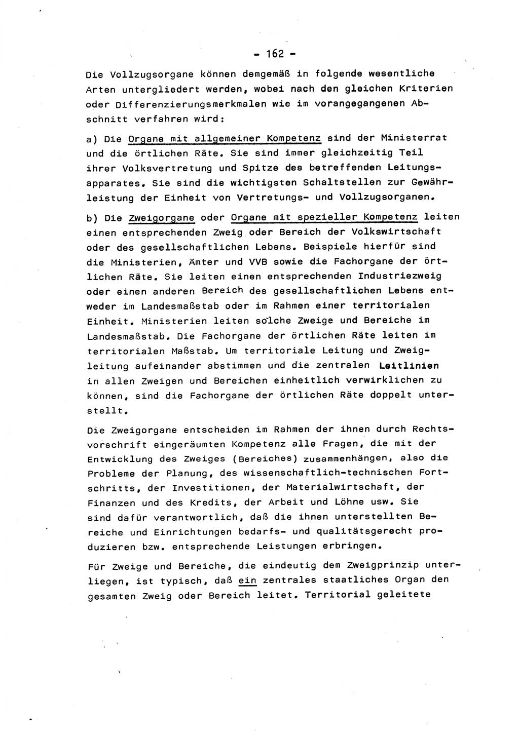 Marxistisch-leninistische Staats- und Rechtstheorie [Deutsche Demokratische Republik (DDR)] 1975, Seite 162 (ML St.-R.-Th. DDR 1975, S. 162)