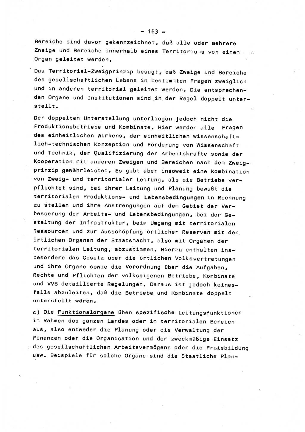 Marxistisch-leninistische Staats- und Rechtstheorie [Deutsche Demokratische Republik (DDR)] 1975, Seite 163 (ML St.-R.-Th. DDR 1975, S. 163)
