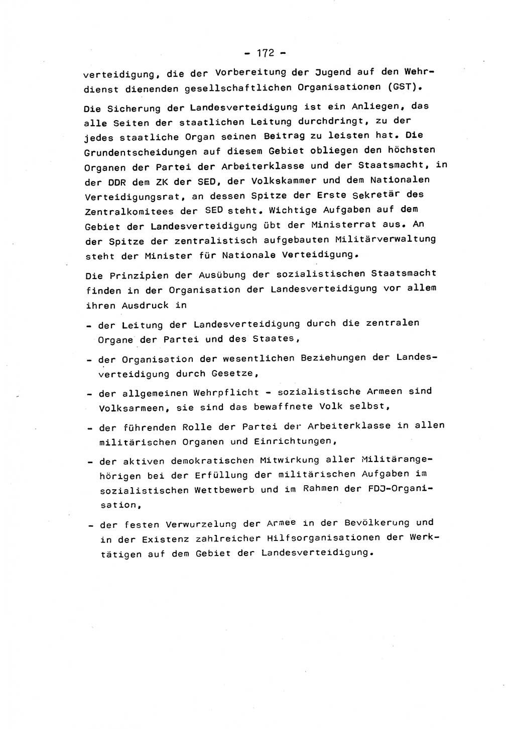 Marxistisch-leninistische Staats- und Rechtstheorie [Deutsche Demokratische Republik (DDR)] 1975, Seite 172 (ML St.-R.-Th. DDR 1975, S. 172)