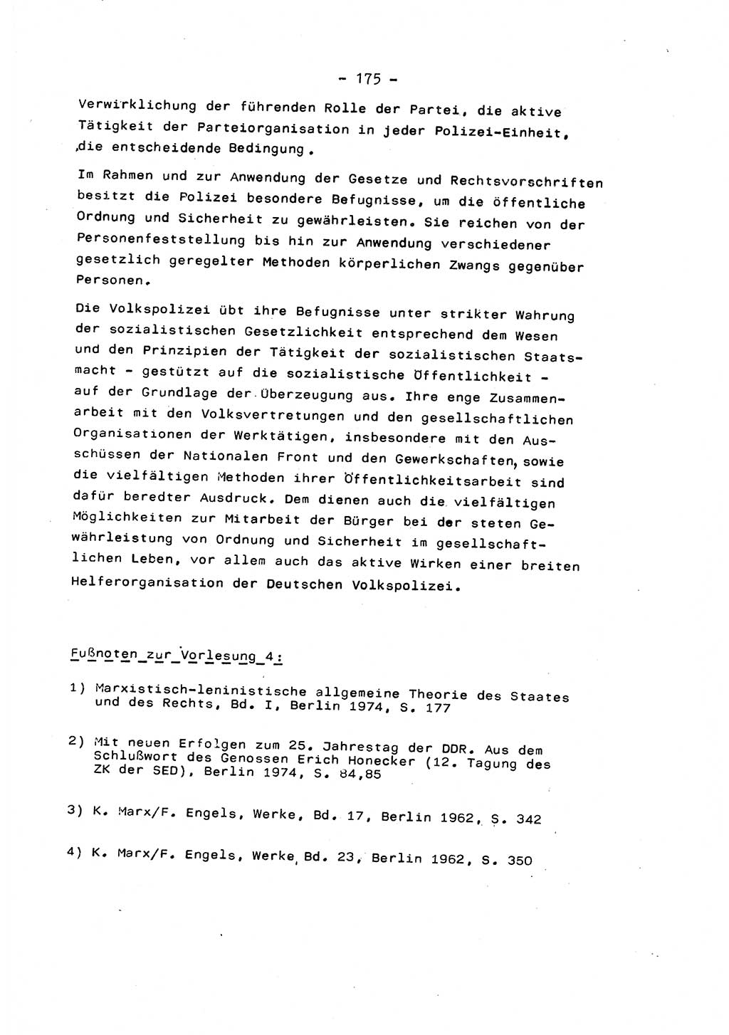 Marxistisch-leninistische Staats- und Rechtstheorie [Deutsche Demokratische Republik (DDR)] 1975, Seite 175 (ML St.-R.-Th. DDR 1975, S. 175)
