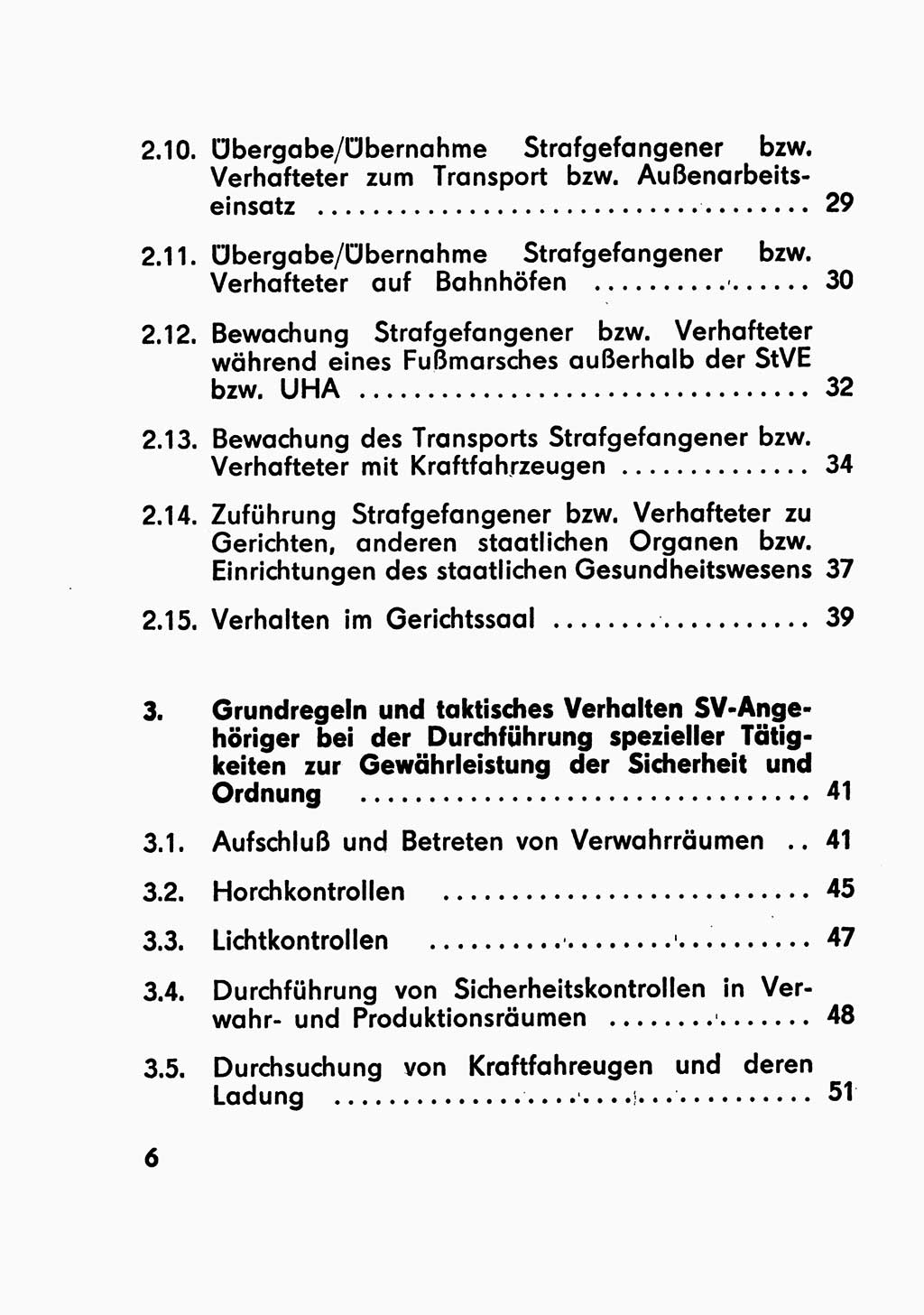 Merkbuch für SV-Angehörige [Strafvollzug (SV) Deutsche Demokratische Republik (DDR)] 1975, Seite 6 (SV-Angeh. DDR 1975, S. 6)