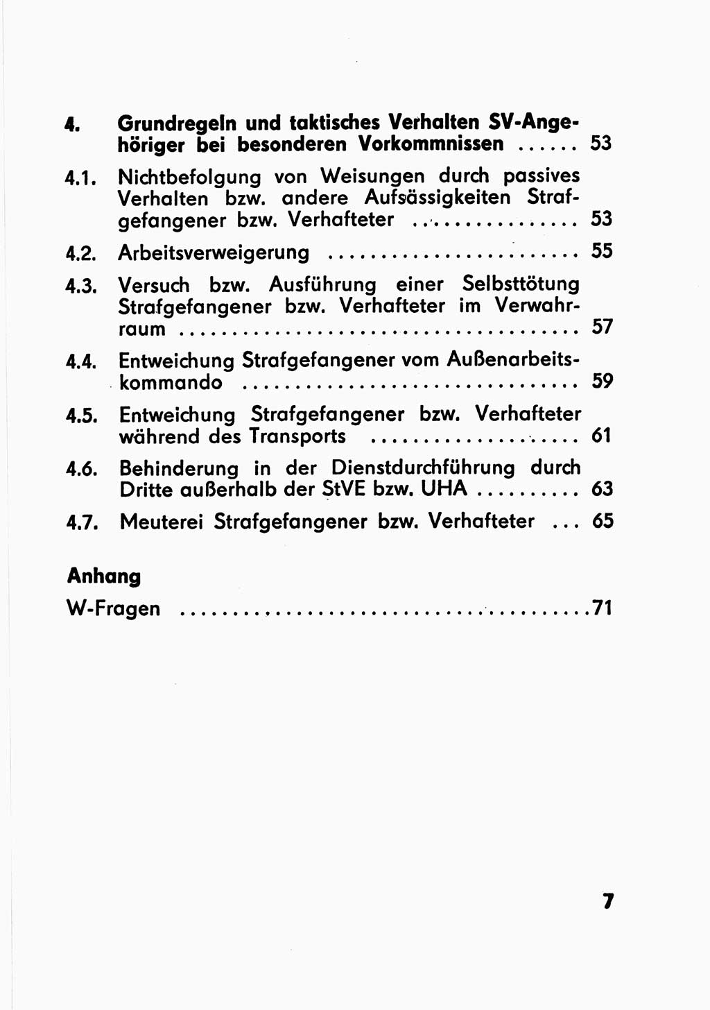 Merkbuch für SV-Angehörige [Strafvollzug (SV) Deutsche Demokratische Republik (DDR)] 1975, Seite 7 (SV-Angeh. DDR 1975, S. 7)