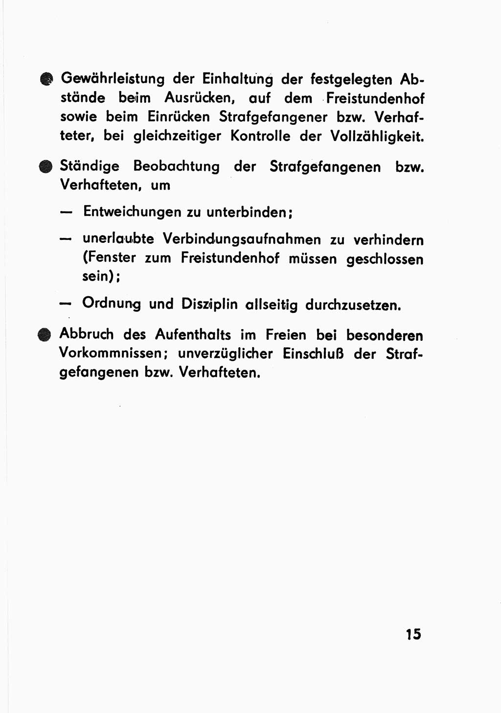 Merkbuch für SV-Angehörige [Strafvollzug (SV) Deutsche Demokratische Republik (DDR)] 1975, Seite 15 (SV-Angeh. DDR 1975, S. 15)