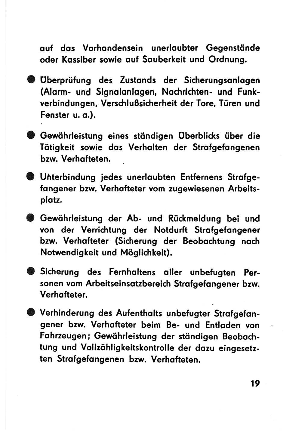 Merkbuch für SV-Angehörige [Strafvollzug (SV) Deutsche Demokratische Republik (DDR)] 1975, Seite 19 (SV-Angeh. DDR 1975, S. 19)