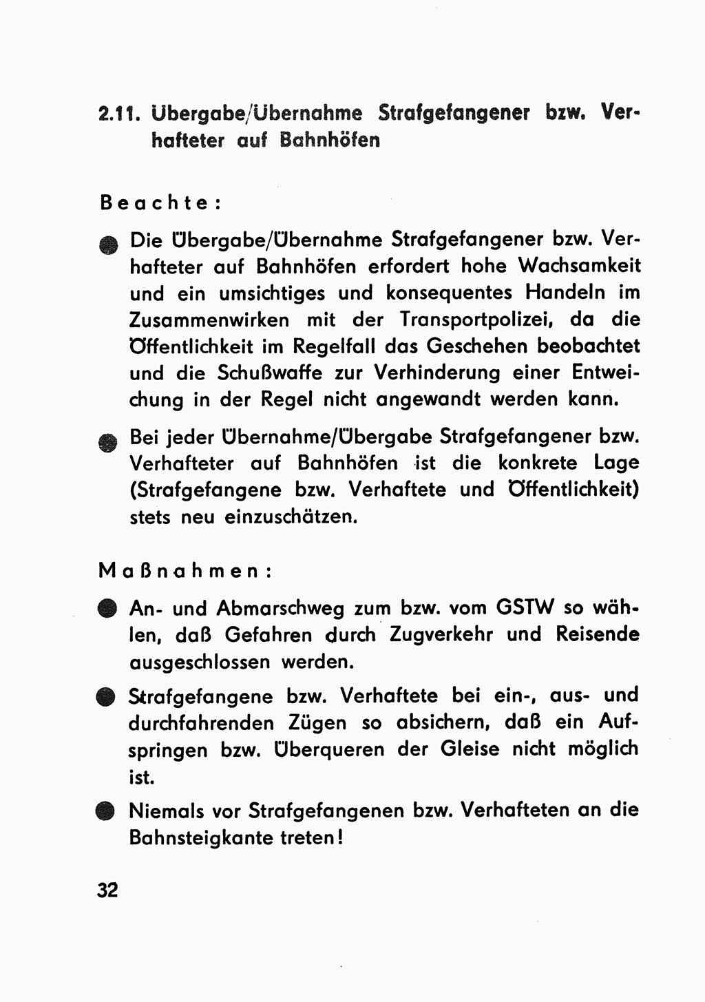 Merkbuch für SV-Angehörige [Strafvollzug (SV) Deutsche Demokratische Republik (DDR)] 1975, Seite 32 (SV-Angeh. DDR 1975, S. 32)