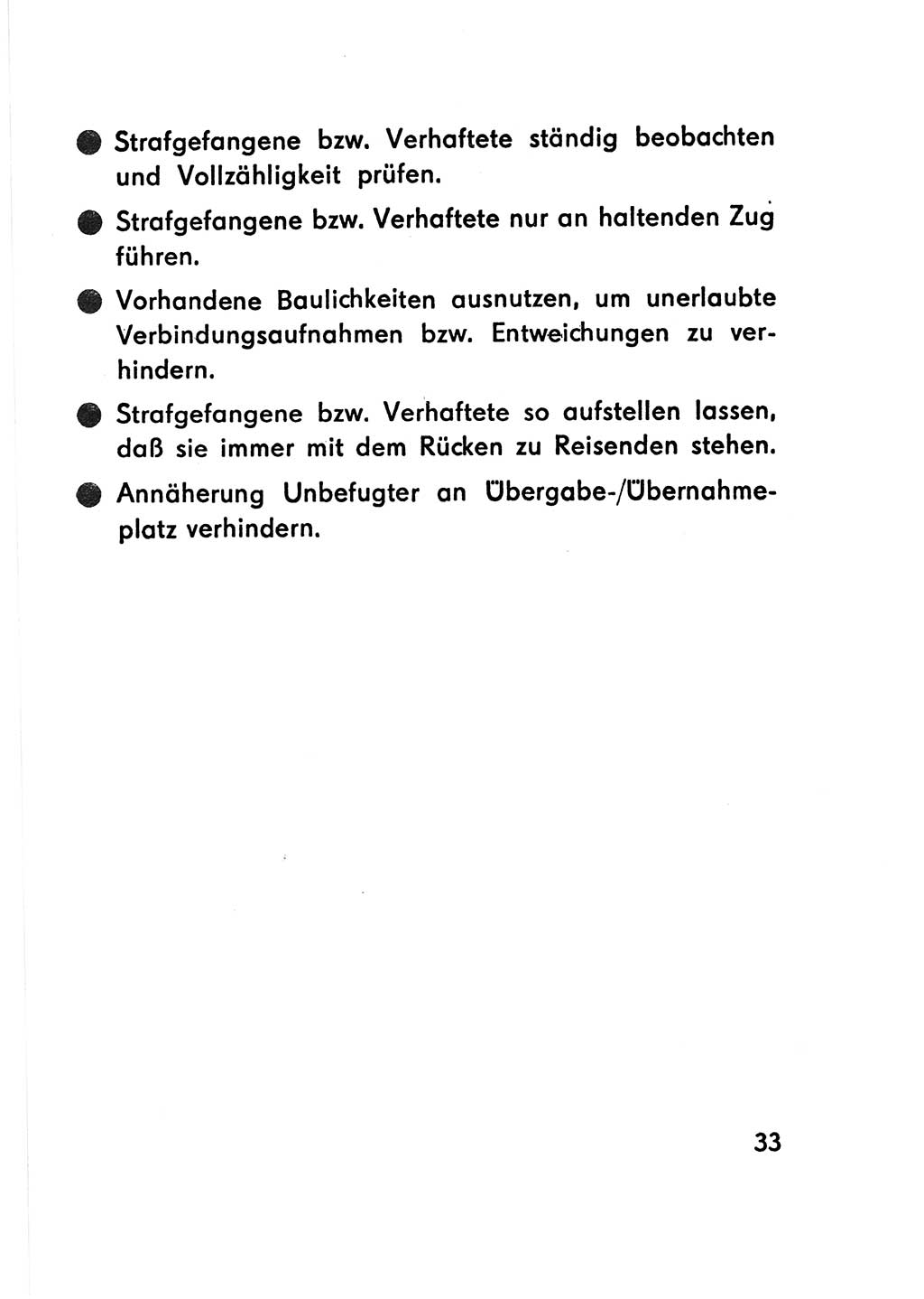 Merkbuch für SV-Angehörige [Strafvollzug (SV) Deutsche Demokratische Republik (DDR)] 1975, Seite 33 (SV-Angeh. DDR 1975, S. 33)