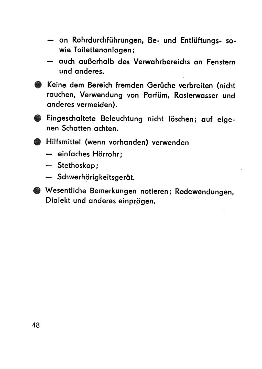Merkbuch für SV-Angehörige [Strafvollzug (SV) Deutsche Demokratische Republik (DDR)] 1975, Seite 48 (SV-Angeh. DDR 1975, S. 48)