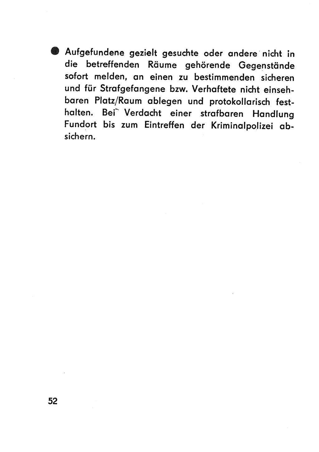 Merkbuch für SV-Angehörige [Strafvollzug (SV) Deutsche Demokratische Republik (DDR)] 1975, Seite 52 (SV-Angeh. DDR 1975, S. 52)