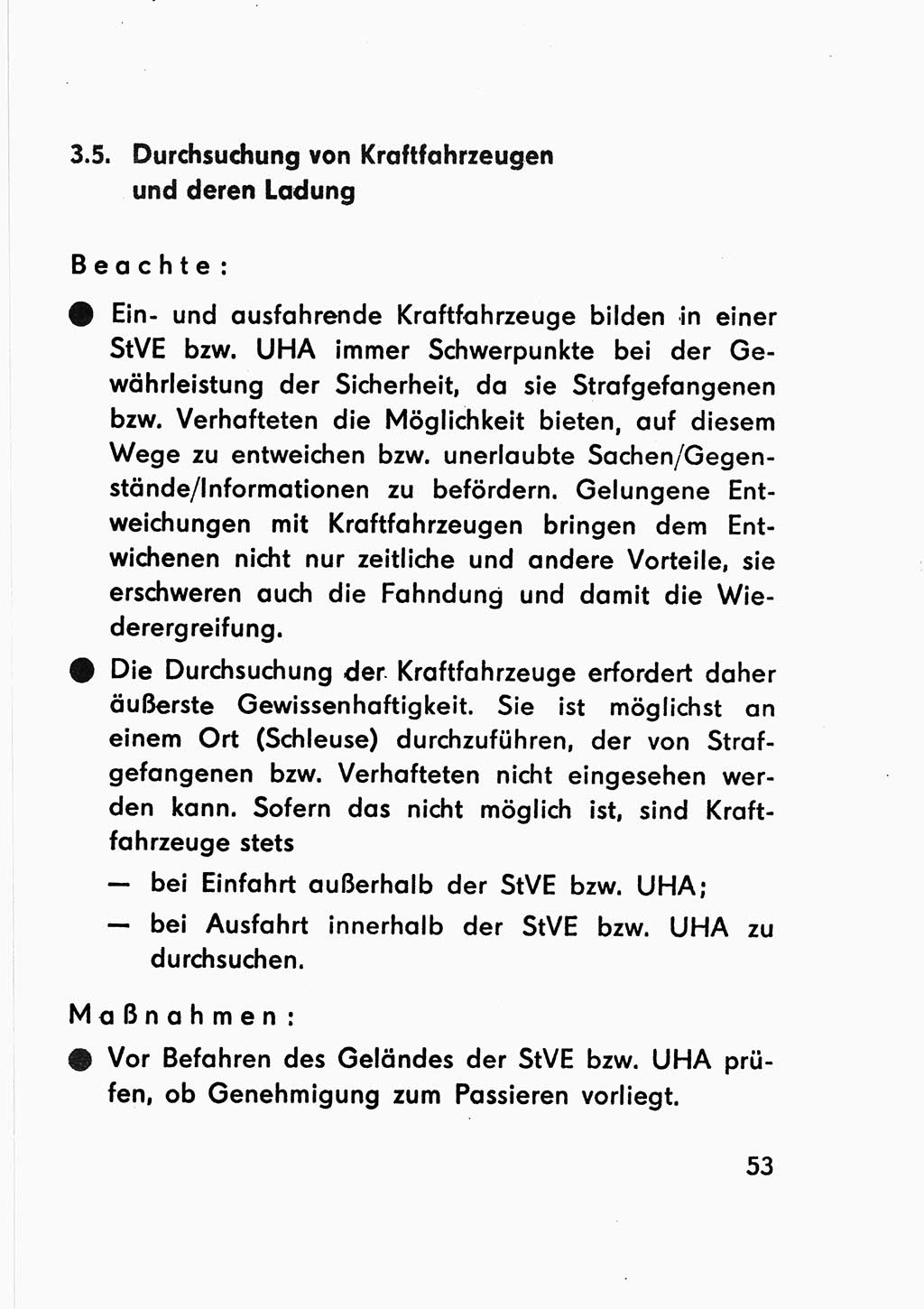 Merkbuch für SV-Angehörige [Strafvollzug (SV) Deutsche Demokratische Republik (DDR)] 1975, Seite 53 (SV-Angeh. DDR 1975, S. 53)
