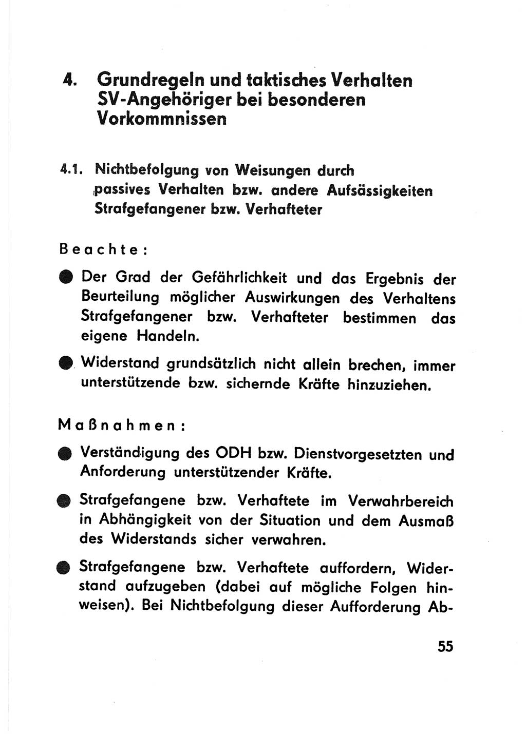 Merkbuch für SV-Angehörige [Strafvollzug (SV) Deutsche Demokratische Republik (DDR)] 1975, Seite 55 (SV-Angeh. DDR 1975, S. 55)