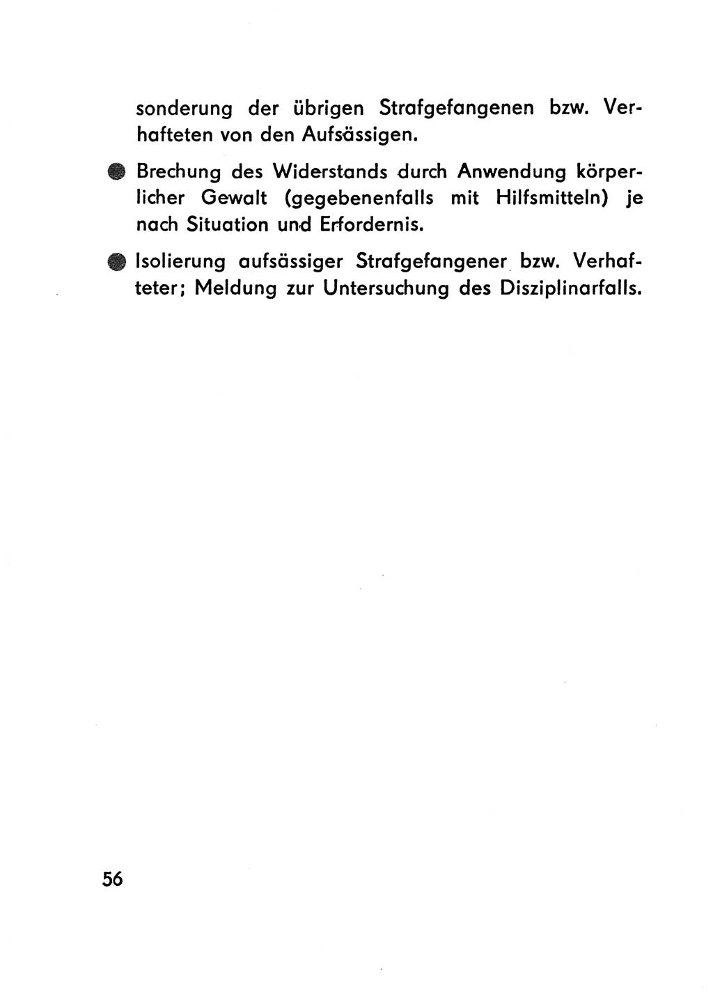 Merkbuch für SV-Angehörige [Strafvollzug (SV) Deutsche Demokratische Republik (DDR)] 1975, Seite 56 (SV-Angeh. DDR 1975, S. 56)