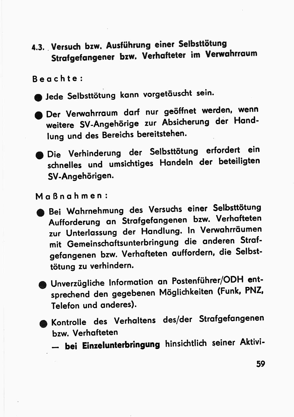 Merkbuch für SV-Angehörige [Strafvollzug (SV) Deutsche Demokratische Republik (DDR)] 1975, Seite 59 (SV-Angeh. DDR 1975, S. 59)