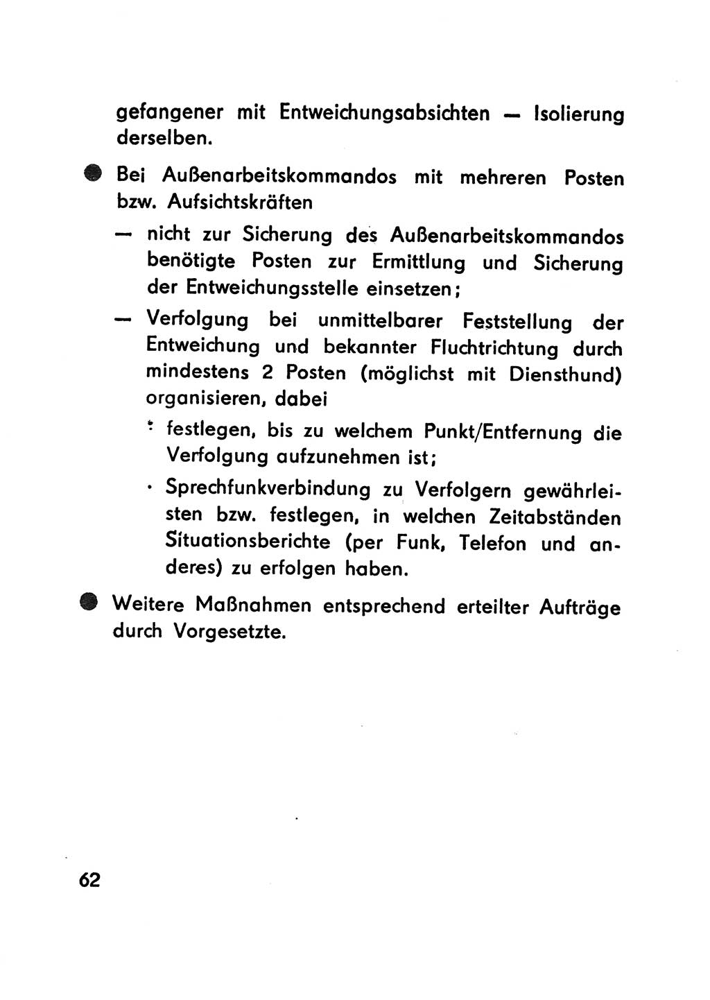 Merkbuch für SV-Angehörige [Strafvollzug (SV) Deutsche Demokratische Republik (DDR)] 1975, Seite 62 (SV-Angeh. DDR 1975, S. 62)