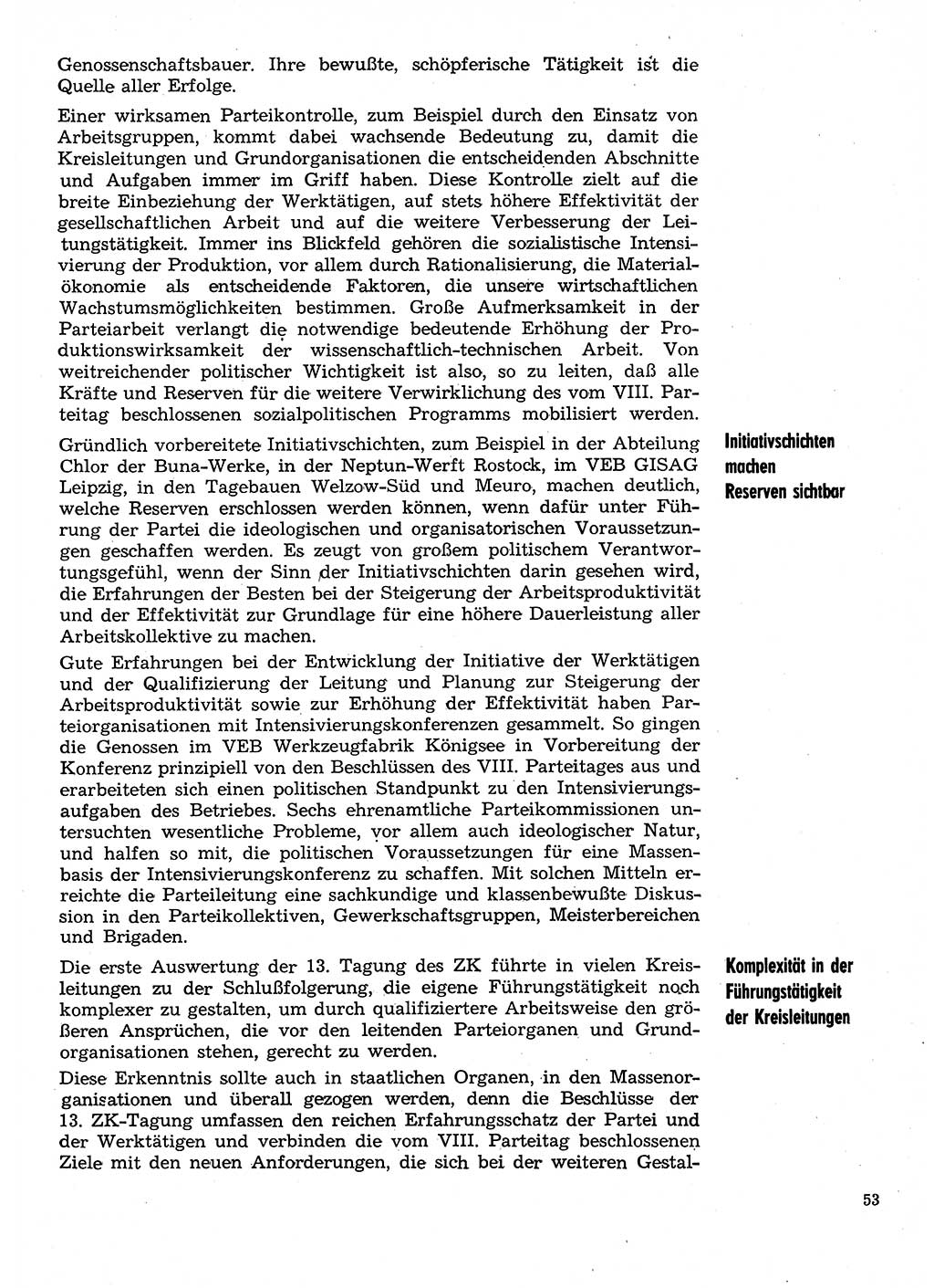 Neuer Weg (NW), Organ des Zentralkomitees (ZK) der SED (Sozialistische Einheitspartei Deutschlands) für Fragen des Parteilebens, 30. Jahrgang [Deutsche Demokratische Republik (DDR)] 1975, Seite 53 (NW ZK SED DDR 1975, S. 53)