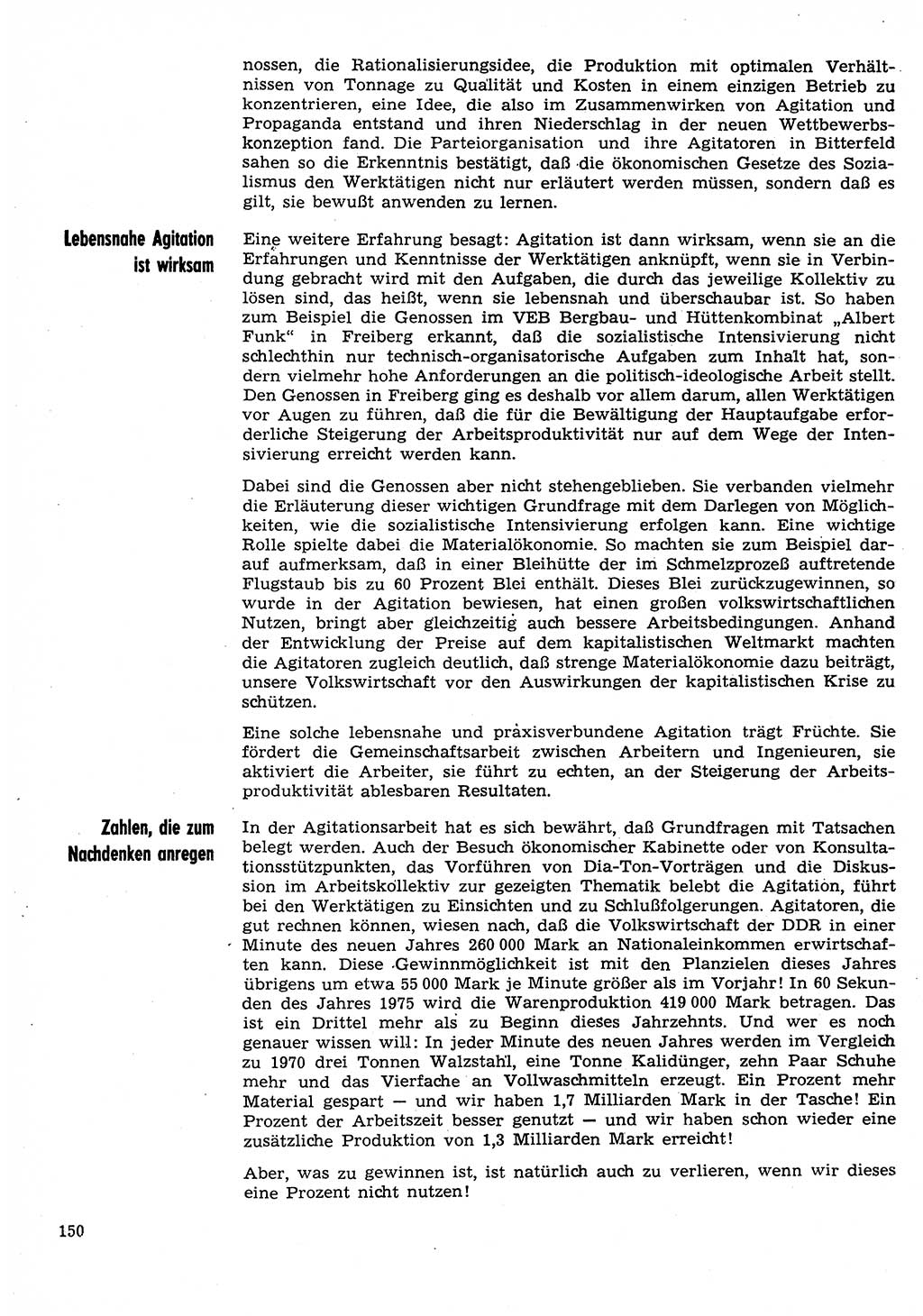 Neuer Weg (NW), Organ des Zentralkomitees (ZK) der SED (Sozialistische Einheitspartei Deutschlands) für Fragen des Parteilebens, 30. Jahrgang [Deutsche Demokratische Republik (DDR)] 1975, Seite 150 (NW ZK SED DDR 1975, S. 150)