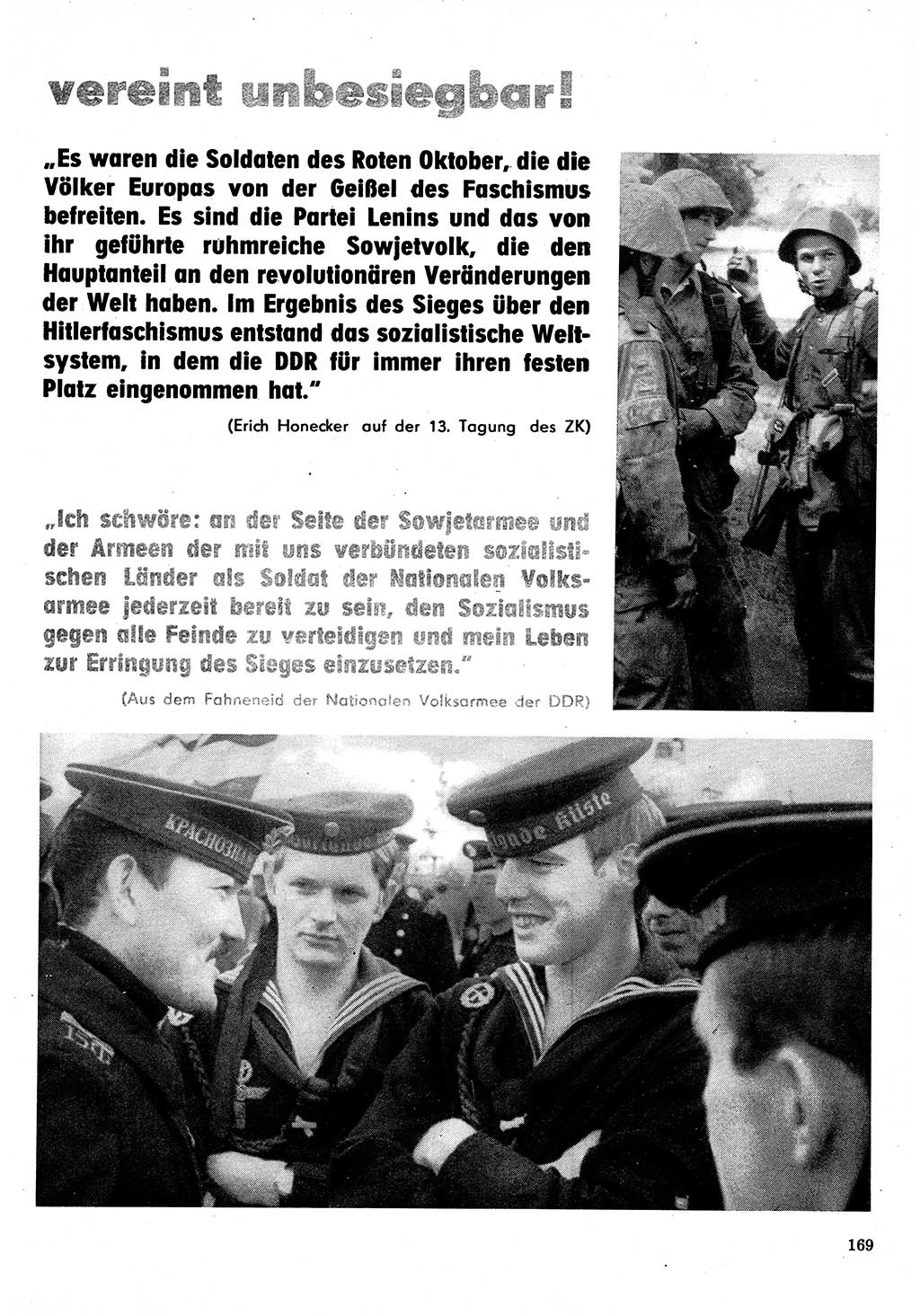 Neuer Weg (NW), Organ des Zentralkomitees (ZK) der SED (Sozialistische Einheitspartei Deutschlands) für Fragen des Parteilebens, 30. Jahrgang [Deutsche Demokratische Republik (DDR)] 1975, Seite 169 (NW ZK SED DDR 1975, S. 169)