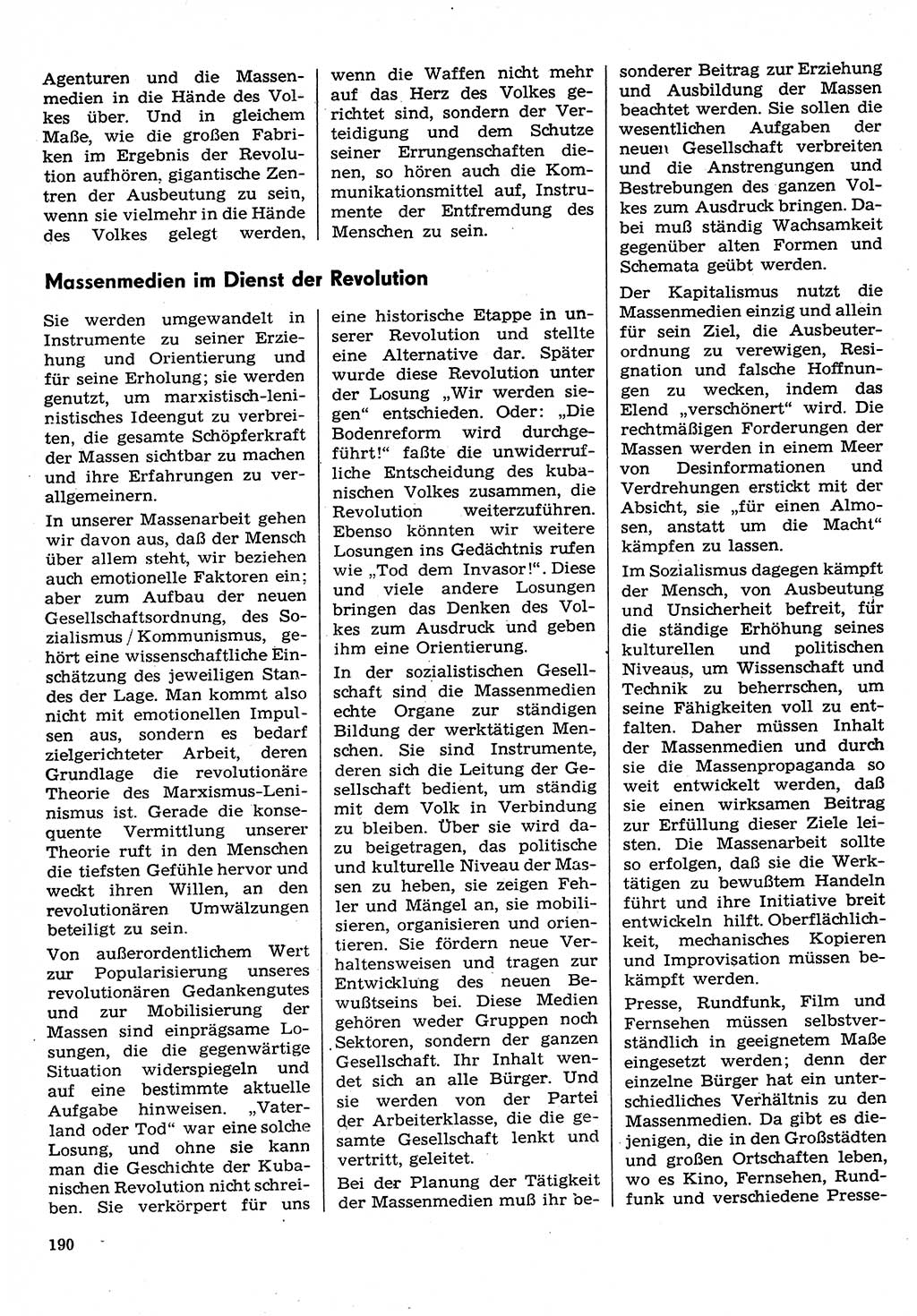 Neuer Weg (NW), Organ des Zentralkomitees (ZK) der SED (Sozialistische Einheitspartei Deutschlands) für Fragen des Parteilebens, 30. Jahrgang [Deutsche Demokratische Republik (DDR)] 1975, Seite 190 (NW ZK SED DDR 1975, S. 190)