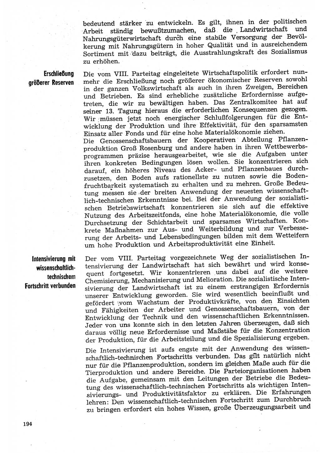 Neuer Weg (NW), Organ des Zentralkomitees (ZK) der SED (Sozialistische Einheitspartei Deutschlands) für Fragen des Parteilebens, 30. Jahrgang [Deutsche Demokratische Republik (DDR)] 1975, Seite 194 (NW ZK SED DDR 1975, S. 194)