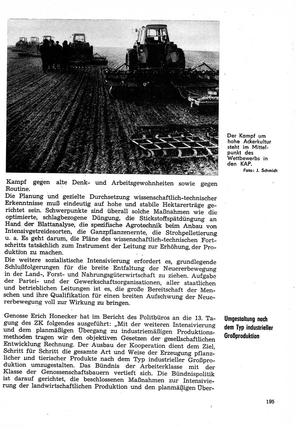 Neuer Weg (NW), Organ des Zentralkomitees (ZK) der SED (Sozialistische Einheitspartei Deutschlands) für Fragen des Parteilebens, 30. Jahrgang [Deutsche Demokratische Republik (DDR)] 1975, Seite 195 (NW ZK SED DDR 1975, S. 195)