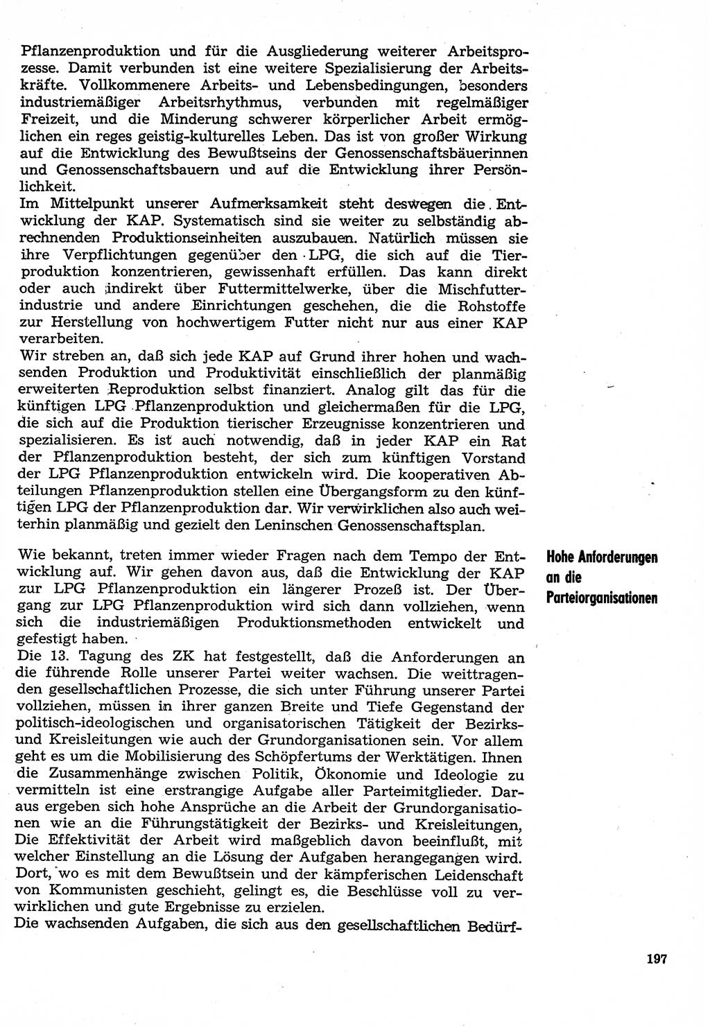 Neuer Weg (NW), Organ des Zentralkomitees (ZK) der SED (Sozialistische Einheitspartei Deutschlands) für Fragen des Parteilebens, 30. Jahrgang [Deutsche Demokratische Republik (DDR)] 1975, Seite 197 (NW ZK SED DDR 1975, S. 197)