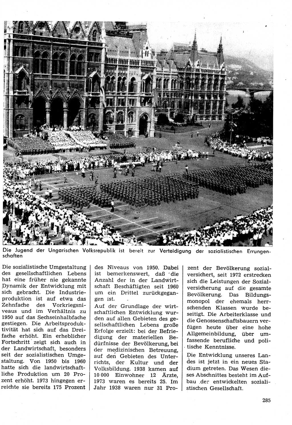 Neuer Weg (NW), Organ des Zentralkomitees (ZK) der SED (Sozialistische Einheitspartei Deutschlands) für Fragen des Parteilebens, 30. Jahrgang [Deutsche Demokratische Republik (DDR)] 1975, Seite 285 (NW ZK SED DDR 1975, S. 285)