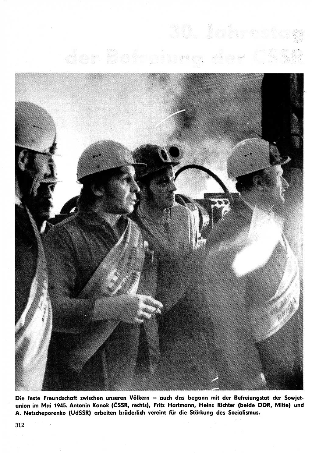 Neuer Weg (NW), Organ des Zentralkomitees (ZK) der SED (Sozialistische Einheitspartei Deutschlands) für Fragen des Parteilebens, 30. Jahrgang [Deutsche Demokratische Republik (DDR)] 1975, Seite 312 (NW ZK SED DDR 1975, S. 312)