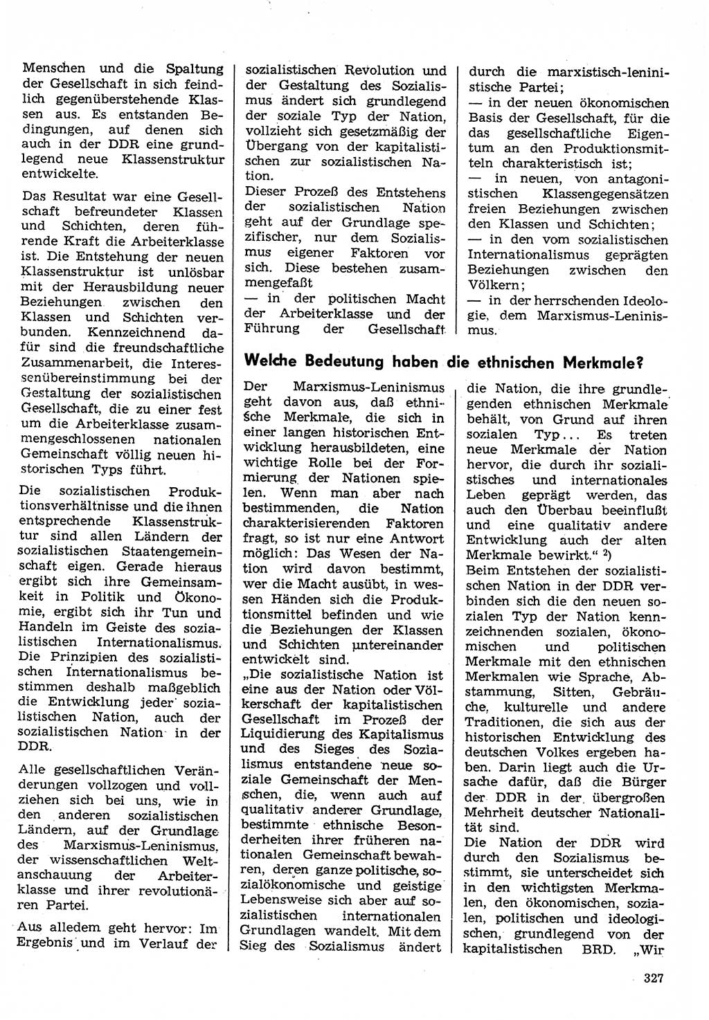 Neuer Weg (NW), Organ des Zentralkomitees (ZK) der SED (Sozialistische Einheitspartei Deutschlands) für Fragen des Parteilebens, 30. Jahrgang [Deutsche Demokratische Republik (DDR)] 1975, Seite 327 (NW ZK SED DDR 1975, S. 327)