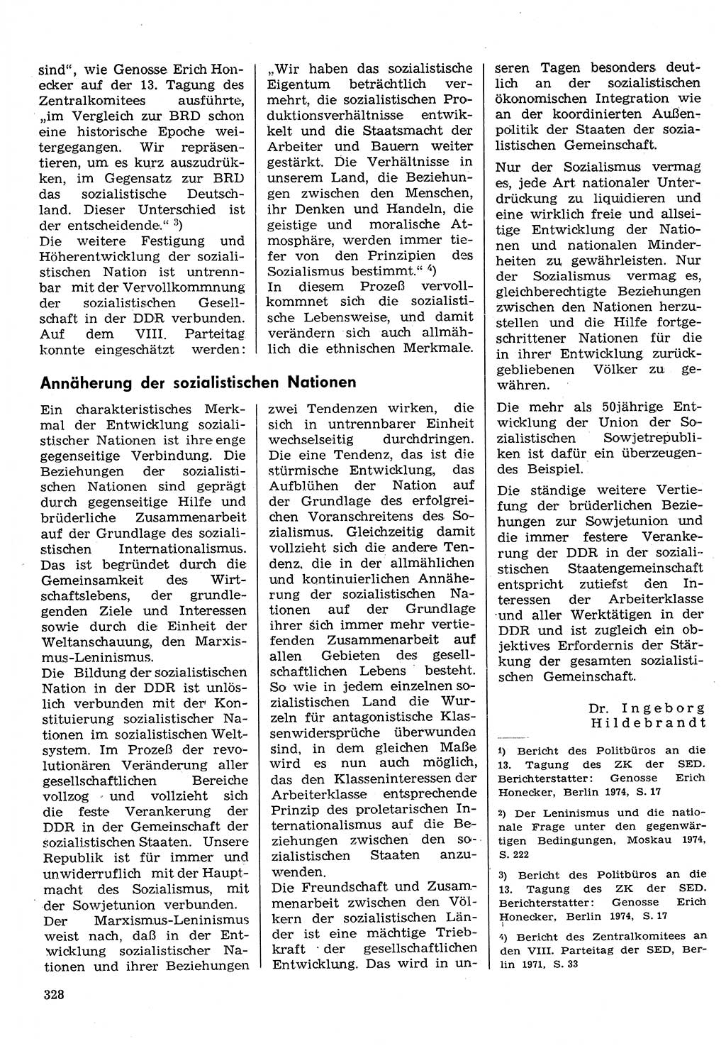 Neuer Weg (NW), Organ des Zentralkomitees (ZK) der SED (Sozialistische Einheitspartei Deutschlands) für Fragen des Parteilebens, 30. Jahrgang [Deutsche Demokratische Republik (DDR)] 1975, Seite 328 (NW ZK SED DDR 1975, S. 328)