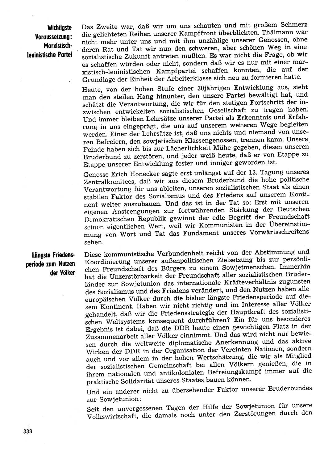 Neuer Weg (NW), Organ des Zentralkomitees (ZK) der SED (Sozialistische Einheitspartei Deutschlands) für Fragen des Parteilebens, 30. Jahrgang [Deutsche Demokratische Republik (DDR)] 1975, Seite 338 (NW ZK SED DDR 1975, S. 338)