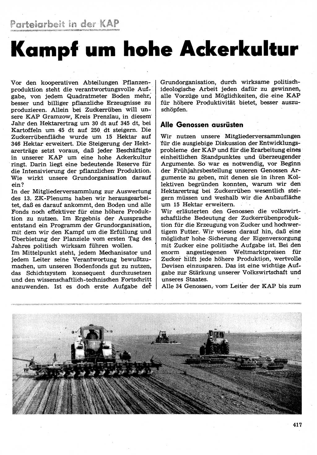 Neuer Weg (NW), Organ des Zentralkomitees (ZK) der SED (Sozialistische Einheitspartei Deutschlands) für Fragen des Parteilebens, 30. Jahrgang [Deutsche Demokratische Republik (DDR)] 1975, Seite 417 (NW ZK SED DDR 1975, S. 417)