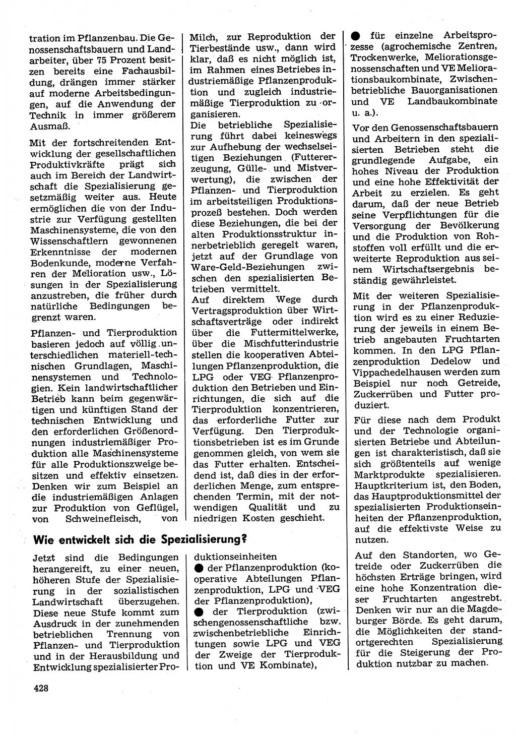 Neuer Weg (NW), Organ des Zentralkomitees (ZK) der SED (Sozialistische Einheitspartei Deutschlands) für Fragen des Parteilebens, 30. Jahrgang [Deutsche Demokratische Republik (DDR)] 1975, Seite 428 (NW ZK SED DDR 1975, S. 428)