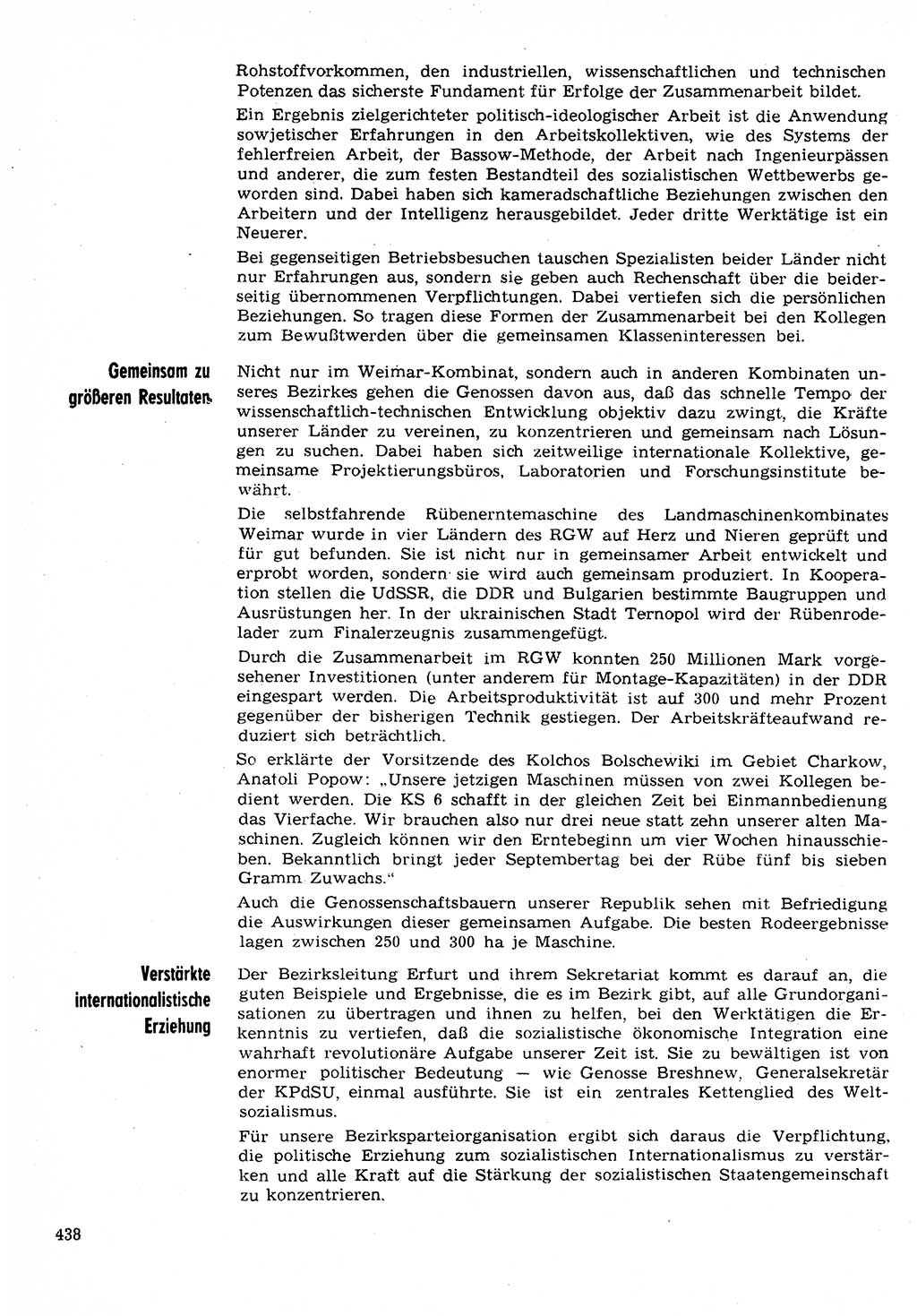 Neuer Weg (NW), Organ des Zentralkomitees (ZK) der SED (Sozialistische Einheitspartei Deutschlands) für Fragen des Parteilebens, 30. Jahrgang [Deutsche Demokratische Republik (DDR)] 1975, Seite 438 (NW ZK SED DDR 1975, S. 438)