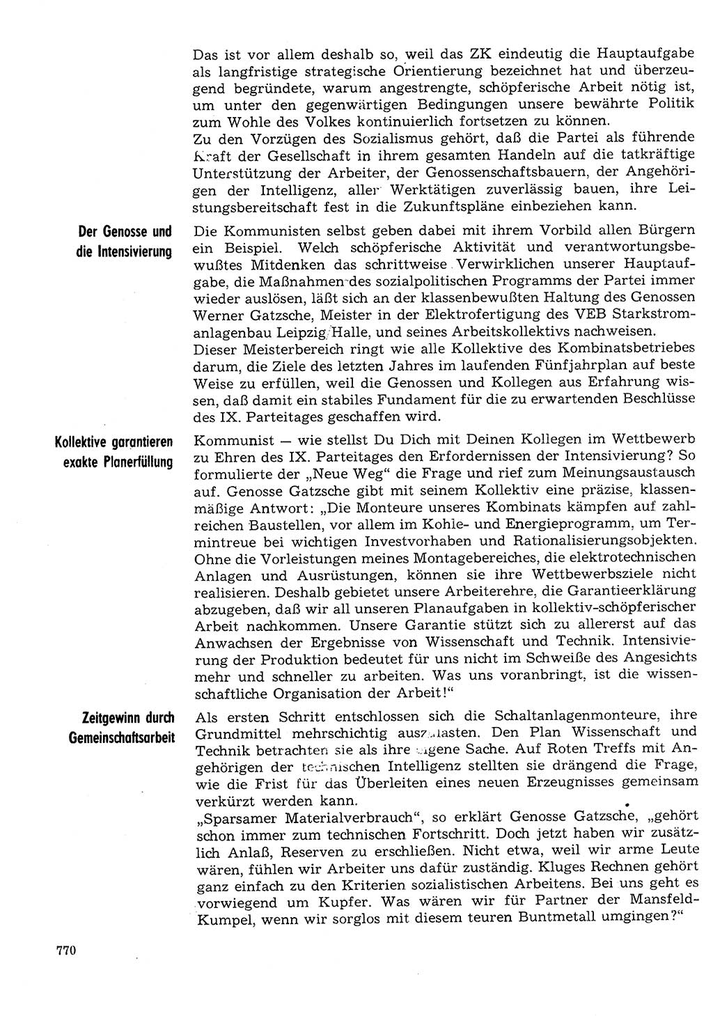 Neuer Weg (NW), Organ des Zentralkomitees (ZK) der SED (Sozialistische Einheitspartei Deutschlands) für Fragen des Parteilebens, 30. Jahrgang [Deutsche Demokratische Republik (DDR)] 1975, Seite 770 (NW ZK SED DDR 1975, S. 770)