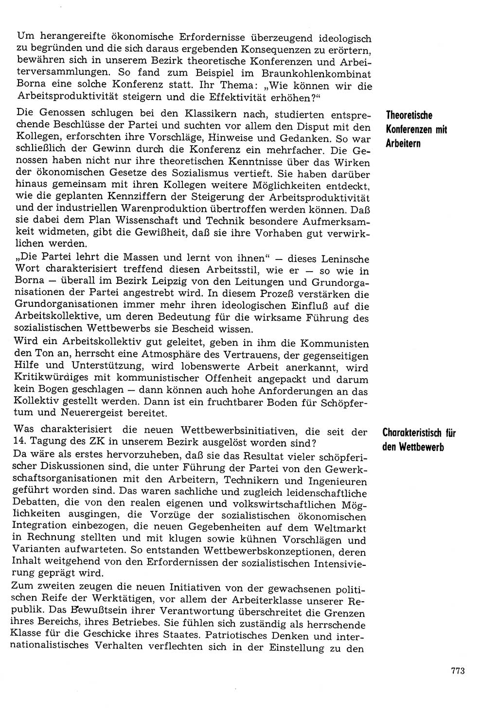 Neuer Weg (NW), Organ des Zentralkomitees (ZK) der SED (Sozialistische Einheitspartei Deutschlands) für Fragen des Parteilebens, 30. Jahrgang [Deutsche Demokratische Republik (DDR)] 1975, Seite 773 (NW ZK SED DDR 1975, S. 773)