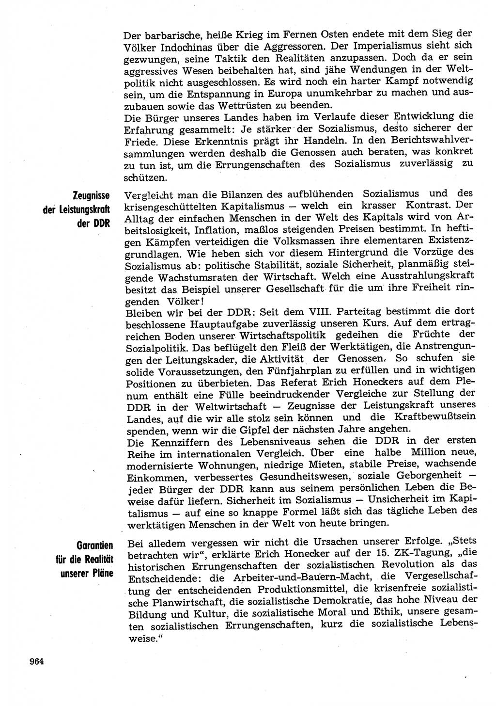 Neuer Weg (NW), Organ des Zentralkomitees (ZK) der SED (Sozialistische Einheitspartei Deutschlands) für Fragen des Parteilebens, 30. Jahrgang [Deutsche Demokratische Republik (DDR)] 1975, Seite 964 (NW ZK SED DDR 1975, S. 964)