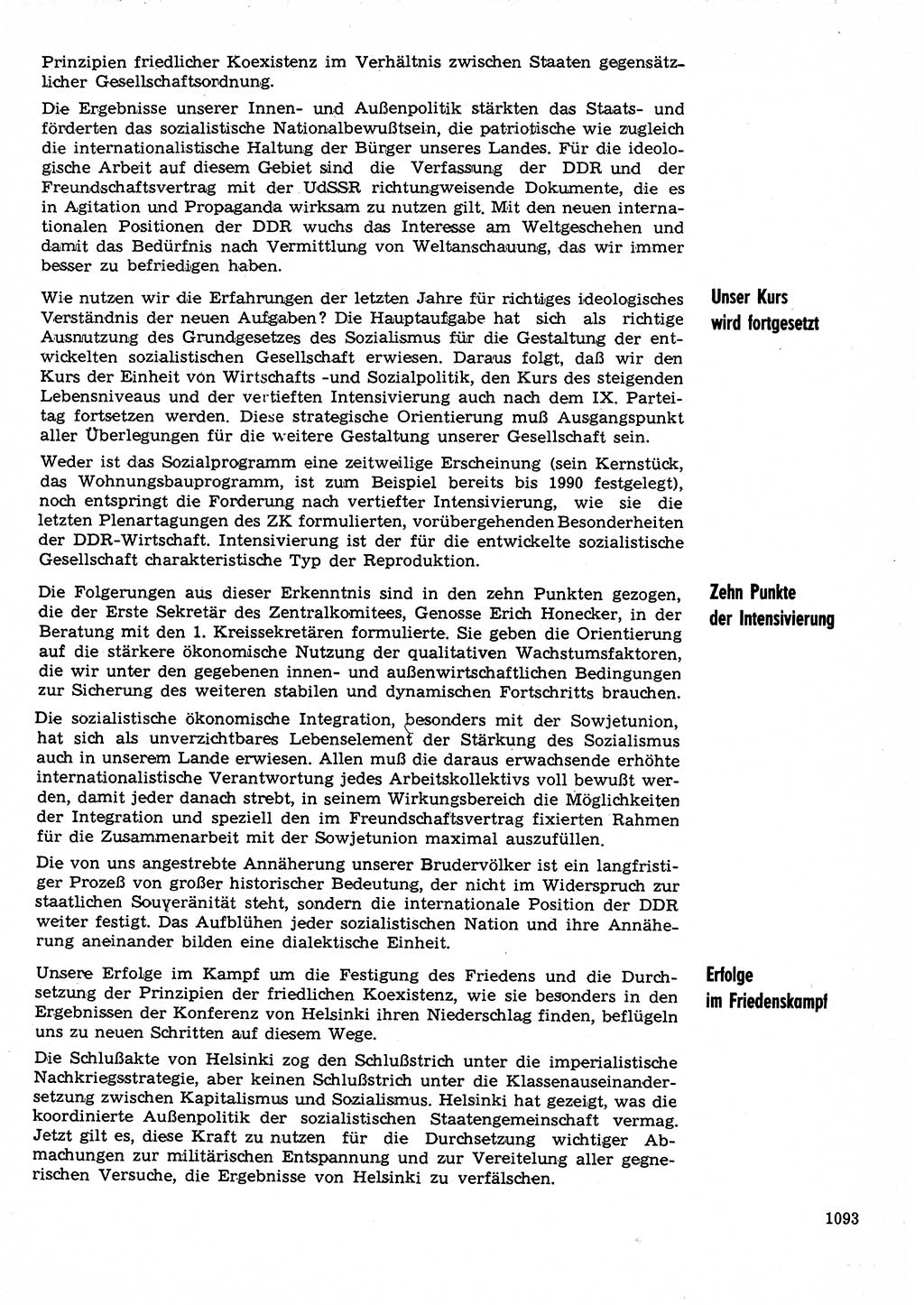 Neuer Weg (NW), Organ des Zentralkomitees (ZK) der SED (Sozialistische Einheitspartei Deutschlands) für Fragen des Parteilebens, 30. Jahrgang [Deutsche Demokratische Republik (DDR)] 1975, Seite 1093 (NW ZK SED DDR 1975, S. 1093)