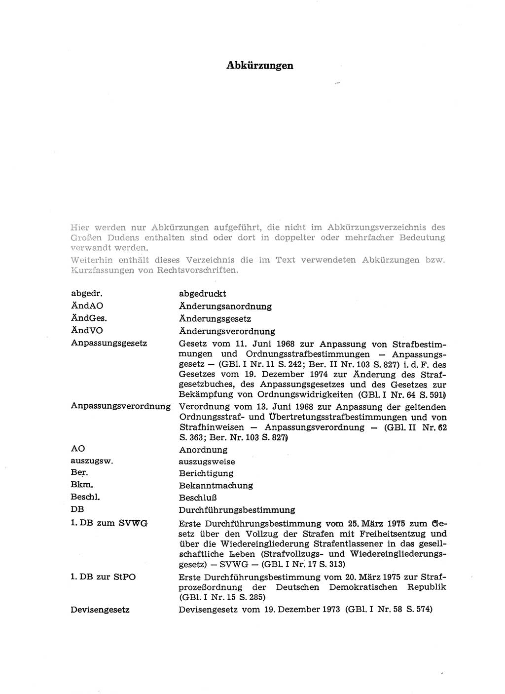 Strafgesetzbuch (StGB) der Deutschen Demokratischen Republik (DDR) und angrenzende Gesetze und Bestimmungen 1975, Seite 12 (StGB DDR Ges. Best. 1975, S. 12)