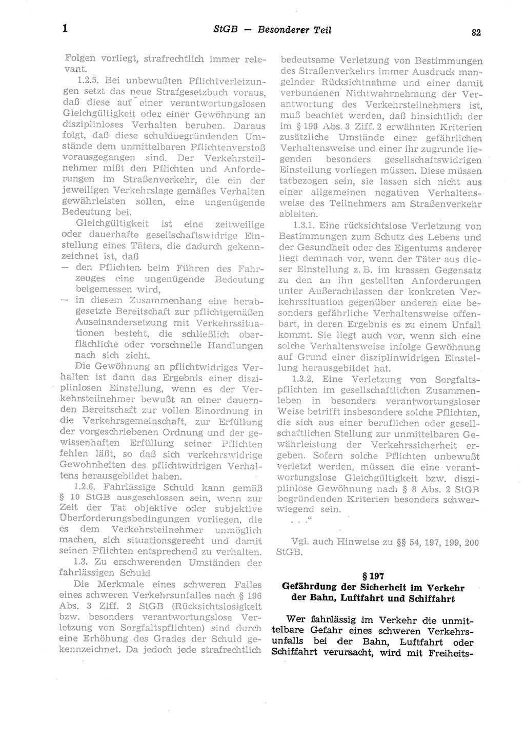 Strafgesetzbuch (StGB) der Deutschen Demokratischen Republik (DDR) und angrenzende Gesetze und Bestimmungen 1975, Seite 82 (StGB DDR Ges. Best. 1975, S. 82)