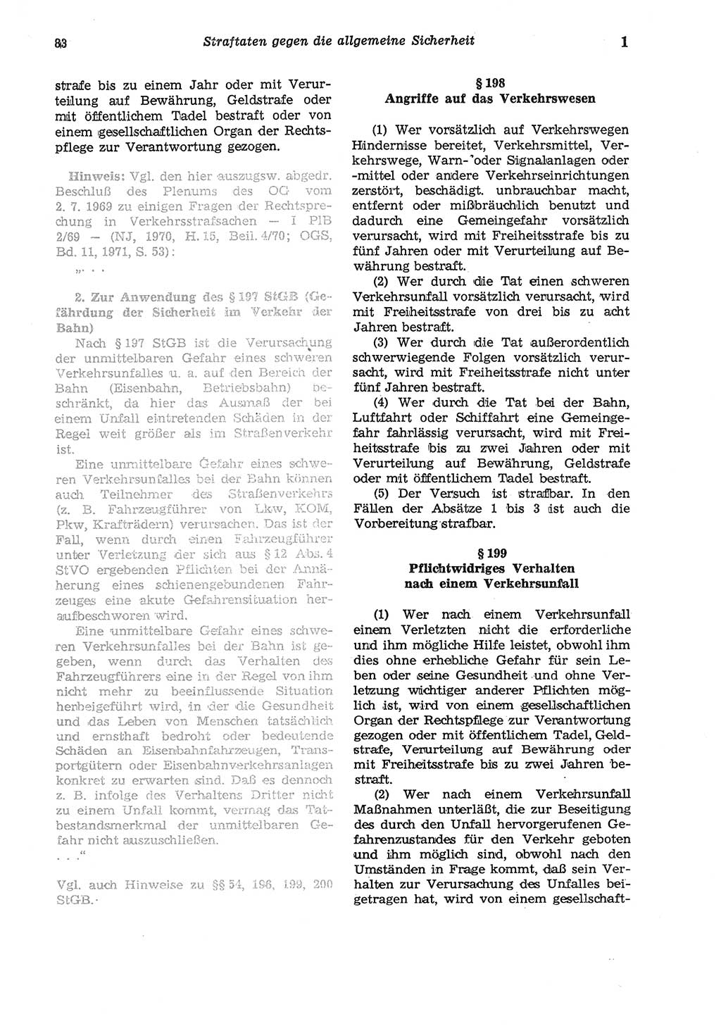 Strafgesetzbuch (StGB) der Deutschen Demokratischen Republik (DDR) und angrenzende Gesetze und Bestimmungen 1975, Seite 83 (StGB DDR Ges. Best. 1975, S. 83)